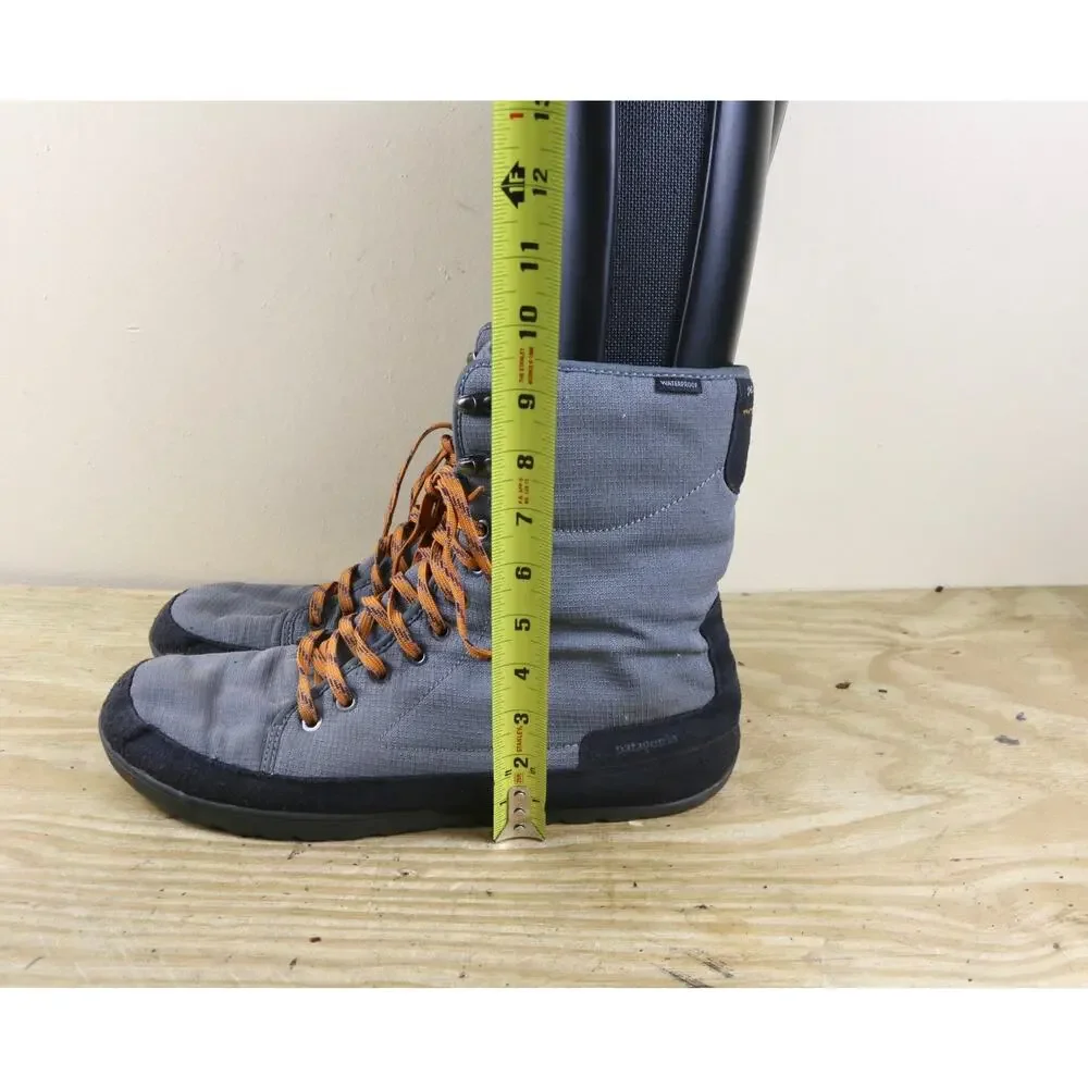 Patagonia Boots Mens 11.5 Gray Activist Puff High Water Resistant Shoes